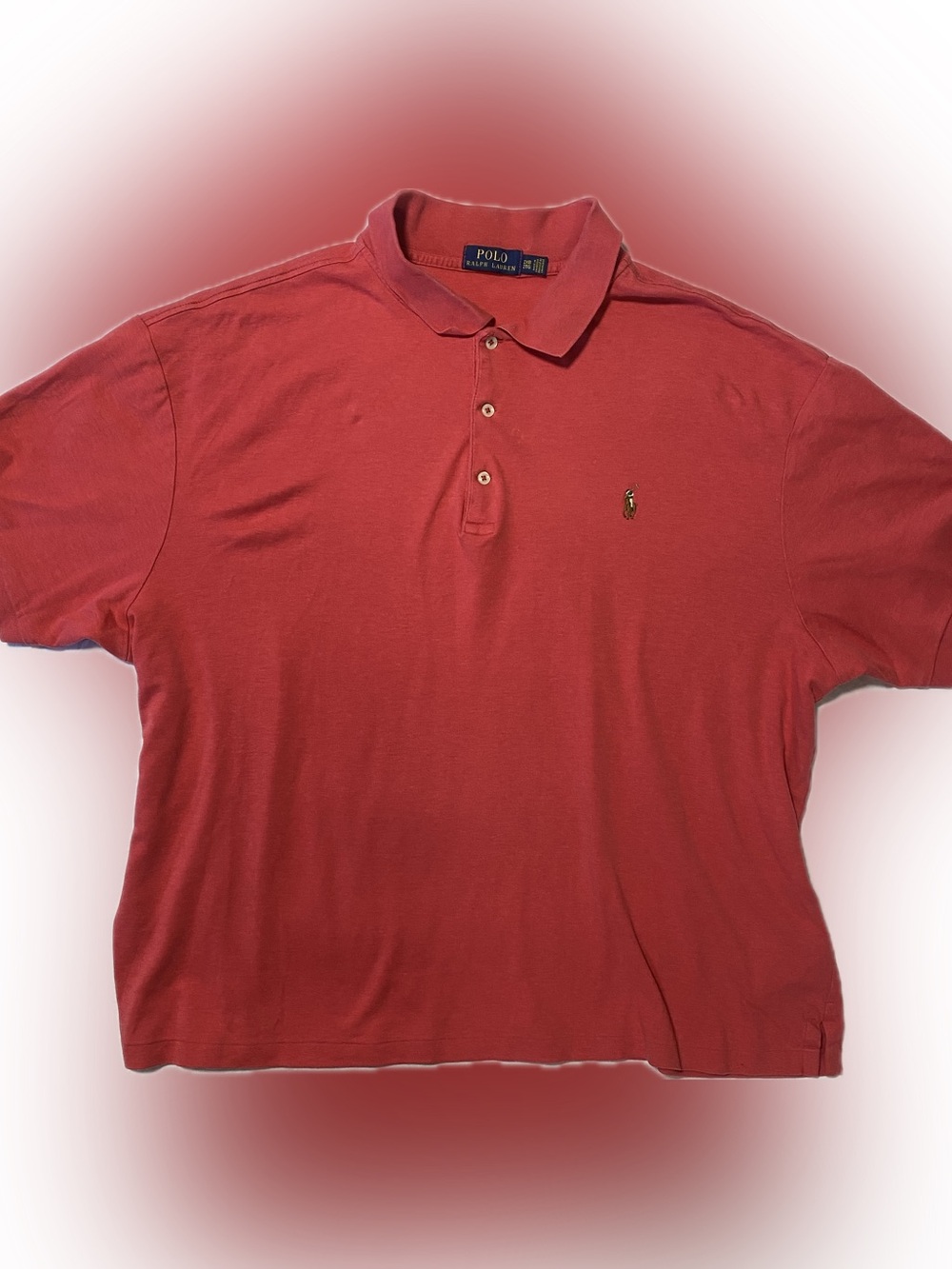 Ralph Lauren Men's Red Polo Shirt with Embroidered Pony